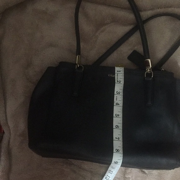 Coach Purse (Black Leather) - Picture 7 of 9